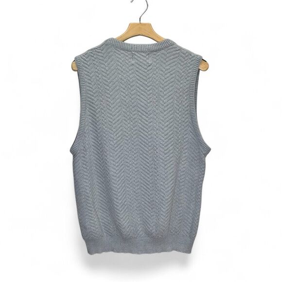 Steve Stricker Sweater Vest V Neck Mens Size M Academia Preppy Golf Pickleball - Picture 2 of 9